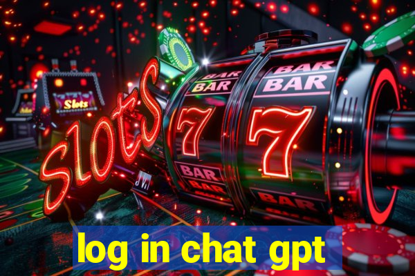 log in chat gpt